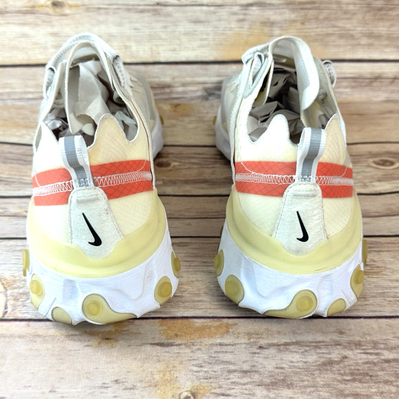 Nike React Element 87 Light Bone White Beige Red AQ1090-100 Men\'s Sneakers 10.5 main image 4